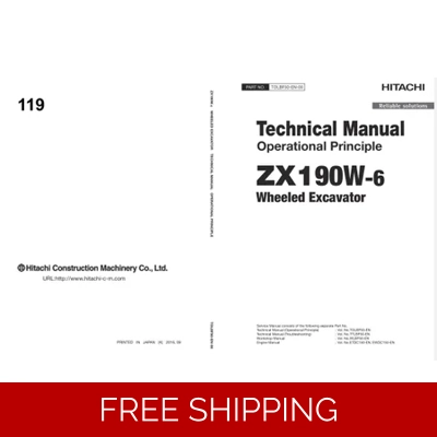 HITACHI ZX190W-6 TECHNICAL MANUALS HITACHI ZX190W-6 TECHNICAL MANUALS